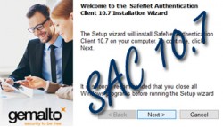 Установка SafeNet Authentication Client 10.7 в Windows 10