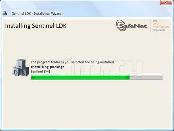 Установка комплекта разработчика Sentinel HASP LDK, шаг 6